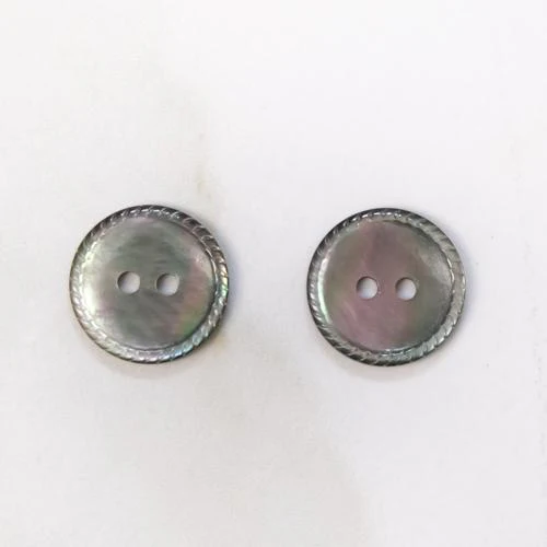 Black Mother of Pearl Buttons (No. 220)