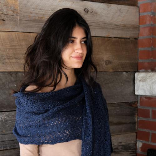 Blue Scarf