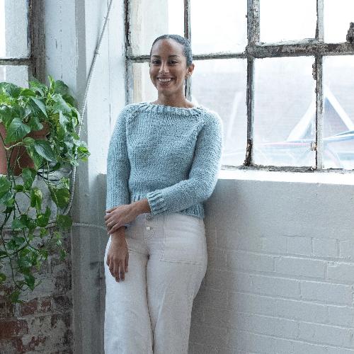 Blue Sky Sweater