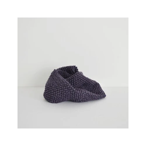 Check & Stripe Pocopoco Wool Knit Snood - Image 6