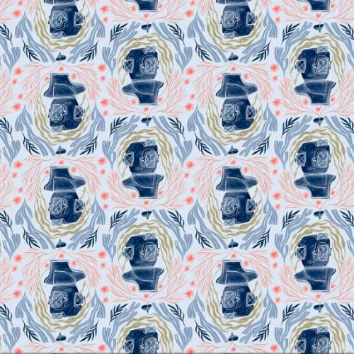 Dear Stella - Illuminary Sea - Helmet Toile, Surf (2075)