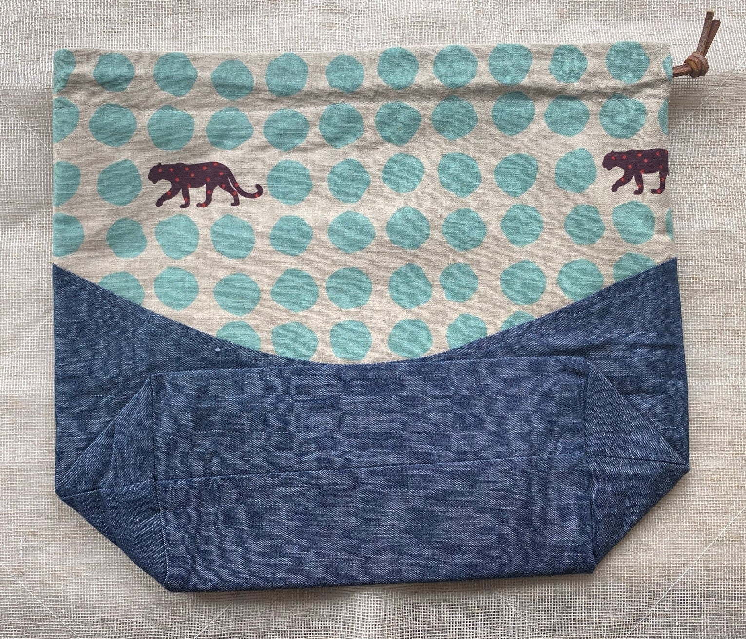 Drawstring Project Bag 13x10 inches - Image 6
