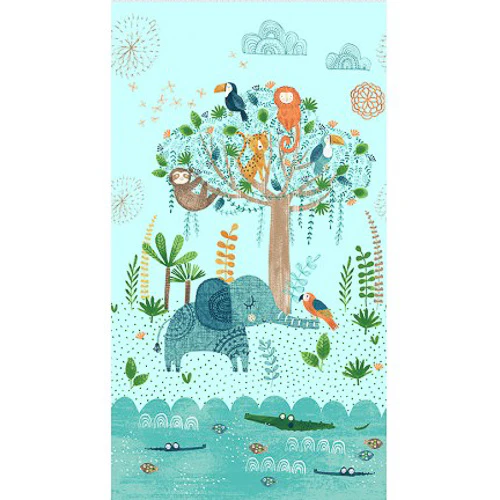 Jungle Fever - Y2418-32 - Panel 24"x44"