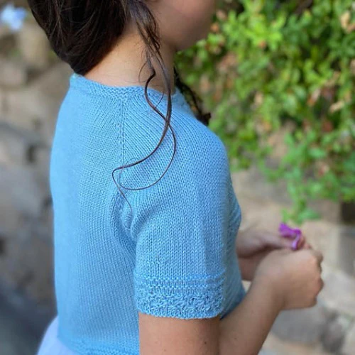 Kamilla Tee (Children) Kit - Isager Bomulin - Image 2