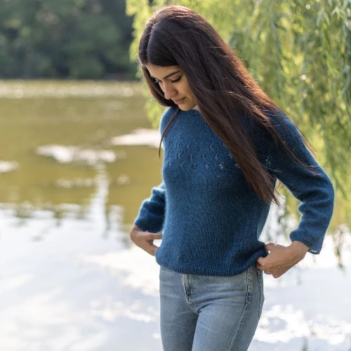 Lana Azul Pullover - Image 3