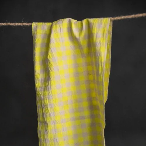 Merchant & Mills - Neon Fizz Organic Cotton/Linen Gingham