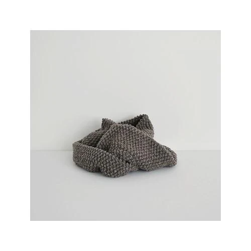 Pre-Made Check & Stripe Pocopoco Wool Knit Snood - Image 7