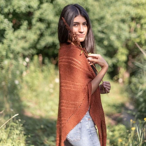 Rust Shawl