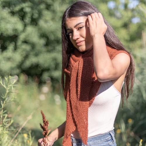 Rust Shawl - Image 2