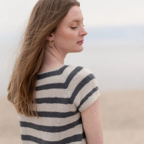 Striped Tee Kit - Sandnes Garn Duo - Image 3