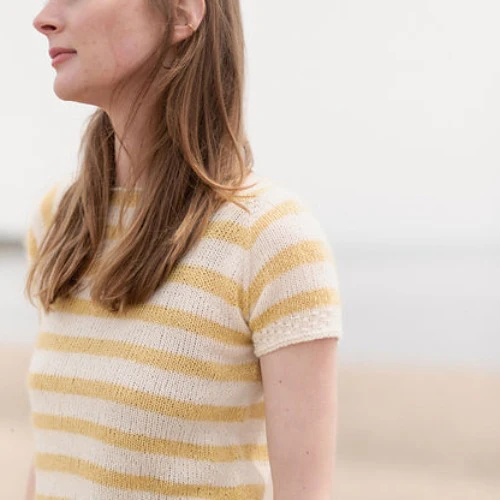 Striped Tee Kit - Sandnes Garn Duo - Image 8