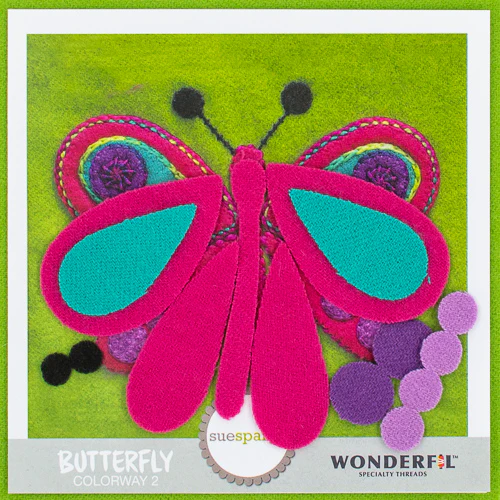 Sue Spargo Wool Applique Pack - Butterfly
