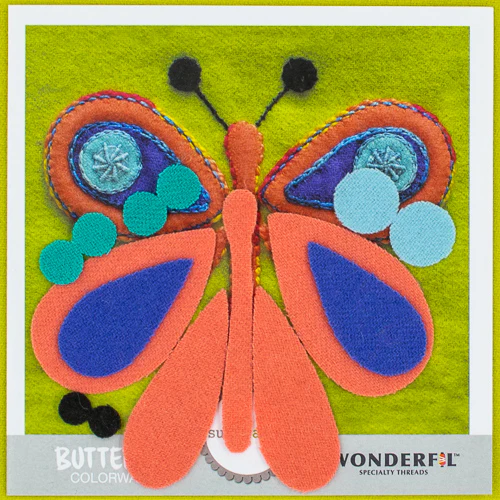 Sue Spargo Wool Applique Pack - Butterfly - Image 2