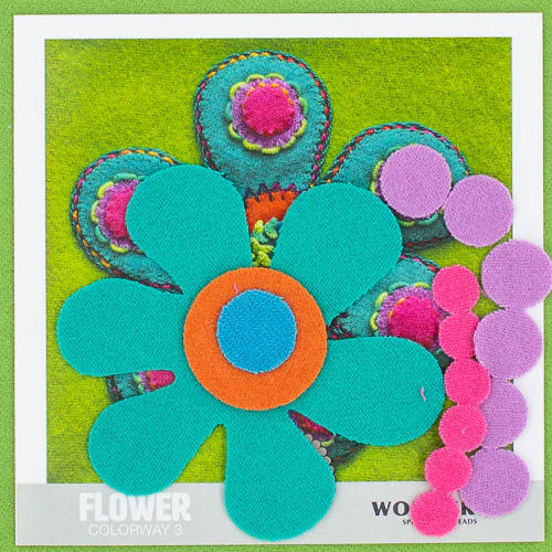 Sue Spargo Wool Applique Pack - Flower - Image 2