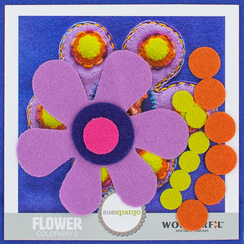 Sue Spargo Wool Applique Pack - Flower - Image 3