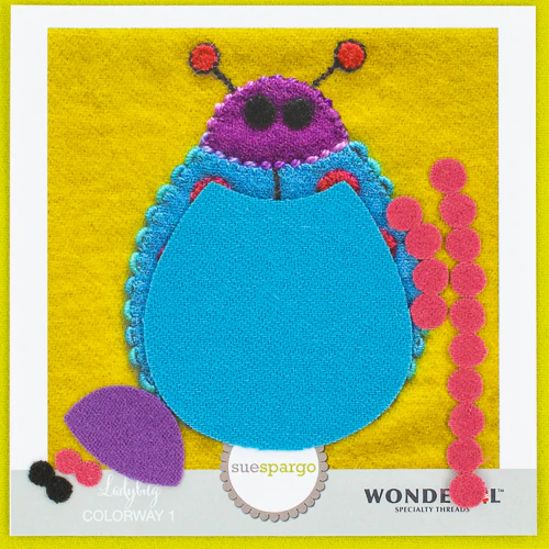 Sue Spargo Wool Applique Pack - Ladybug