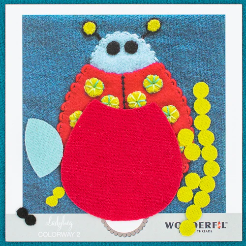 Sue Spargo Wool Applique Pack - Ladybug - Image 2