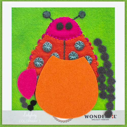 Sue Spargo Wool Applique Pack - Ladybug - Image 3