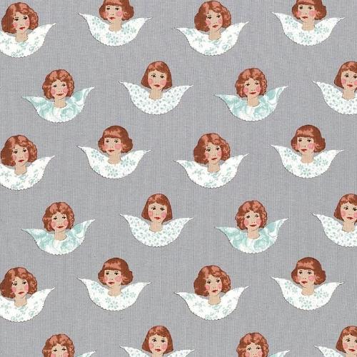 Tilda Fabrics - Old Rose - Grey Angel Scraps (110001)