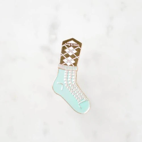 Twig & Horn - K2TOG Club - Sock Blocker Pin