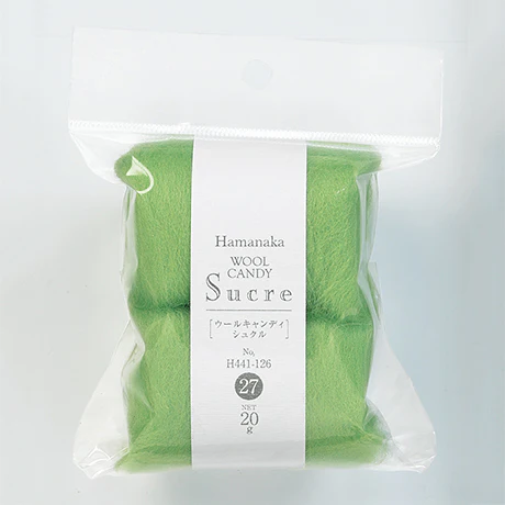 Hamanaka Wool Candy - Sucre - Solid (H441-126) - Image 12