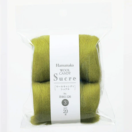 Hamanaka Wool Candy - Sucre - Solid (H441-126) - Image 13