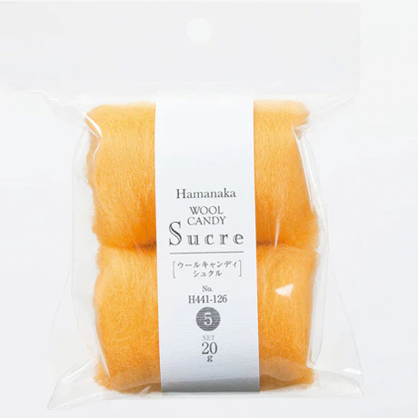 Hamanaka Wool Candy - Sucre - Solid (H441-126) - Image 6