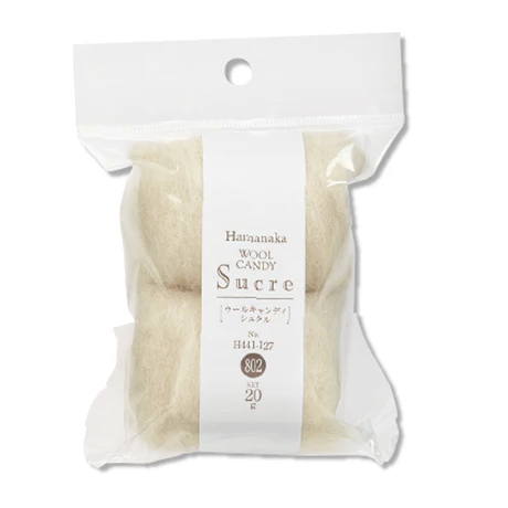 Hamanaka Wool Candy - Sucre -Natural Blend H441-127 - Image 3
