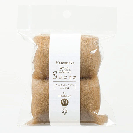 Hamanaka Wool Candy - Sucre -Natural Blend H441-127 - Image 4