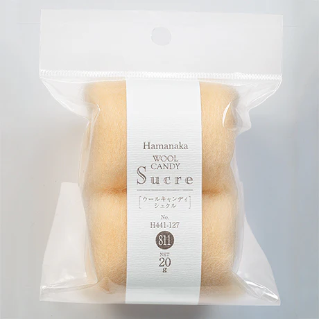Hamanaka Wool Candy - Sucre -Natural Blend H441-127 - Image 6